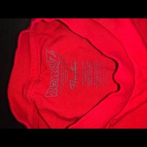 Dragonballz and primitive collab red tee